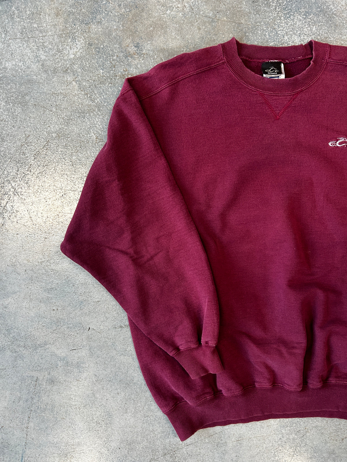 Vintage Maroon Orange County Pullover