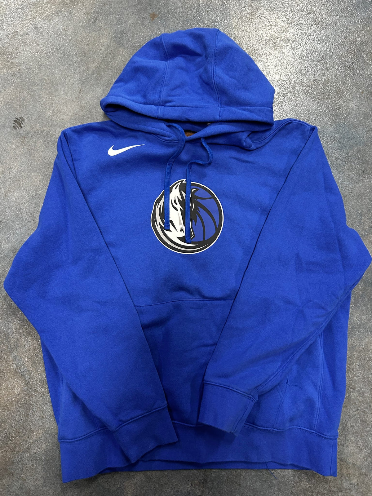 Nike Dallas Mavericks Club Fleece Pullover Hoodie Blue