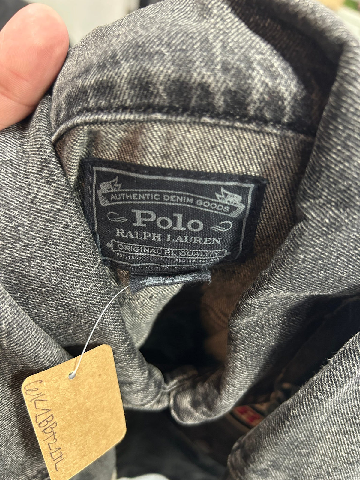 Vintage Polo Ralph Lauren Denim Jacket 1967 Black