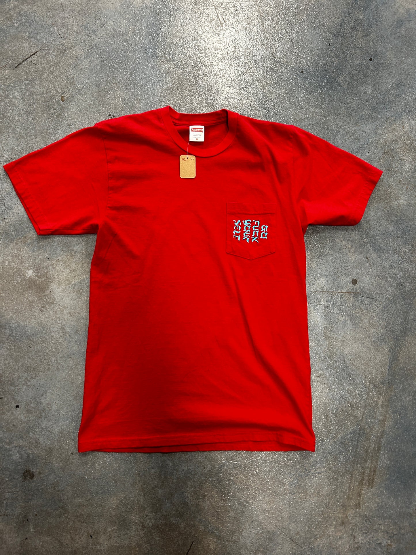 Supreme Go F* Your Self Red Shirt OTF