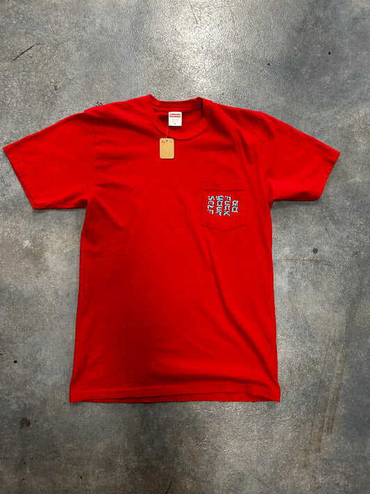 Supreme Go F* Your Self Red Shirt OTF