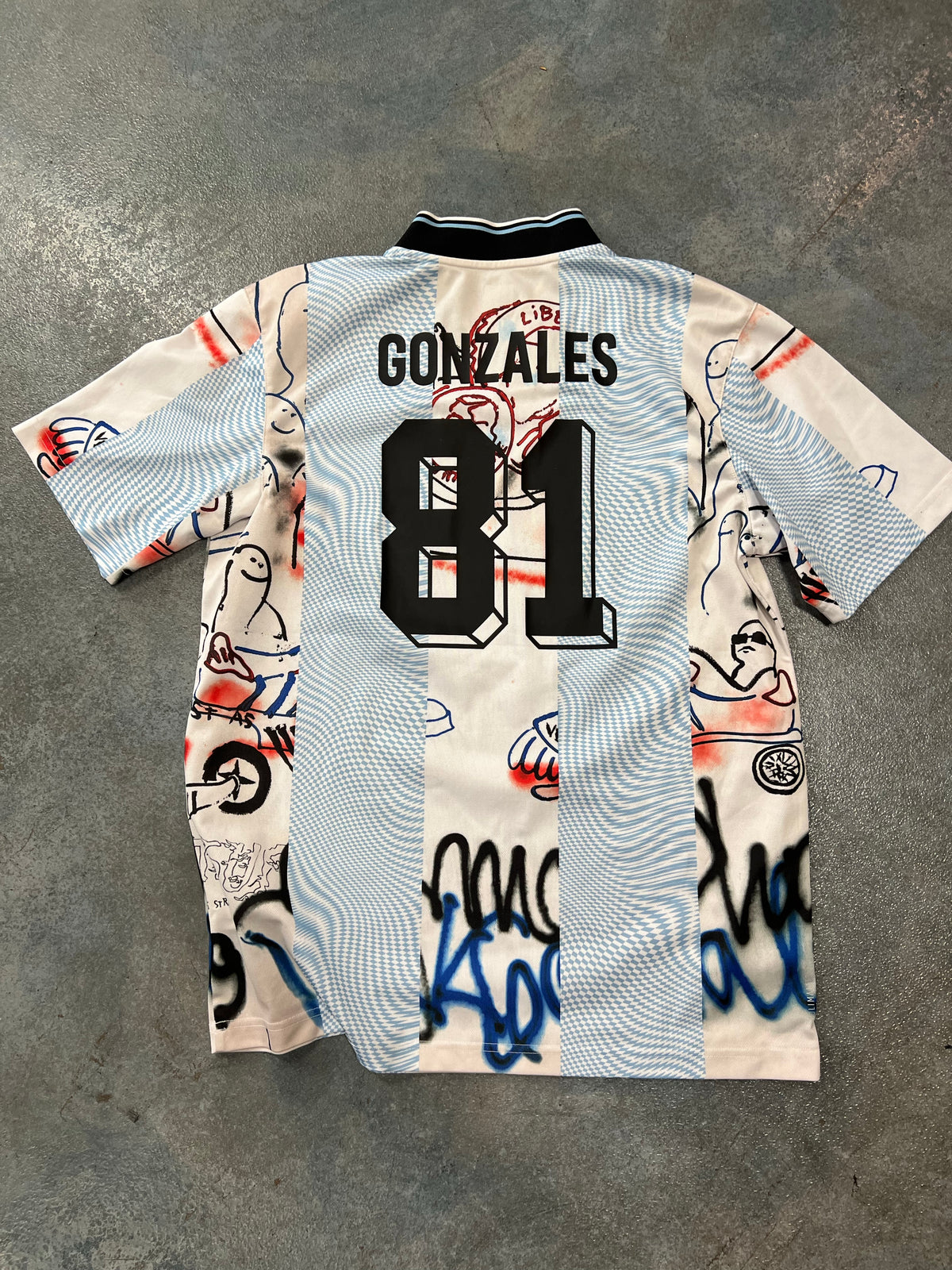 Adidas Mark Gonzales Skateboarding Soccer Jersey Shirt Size Large