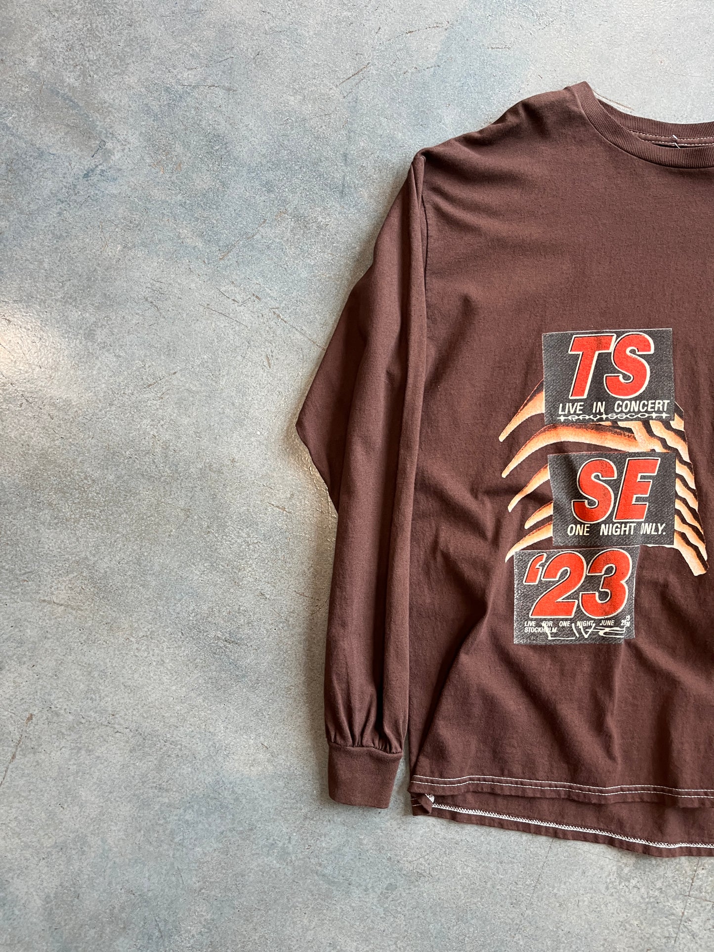Travis Lollapalooza long Sleeve Brown M OTF