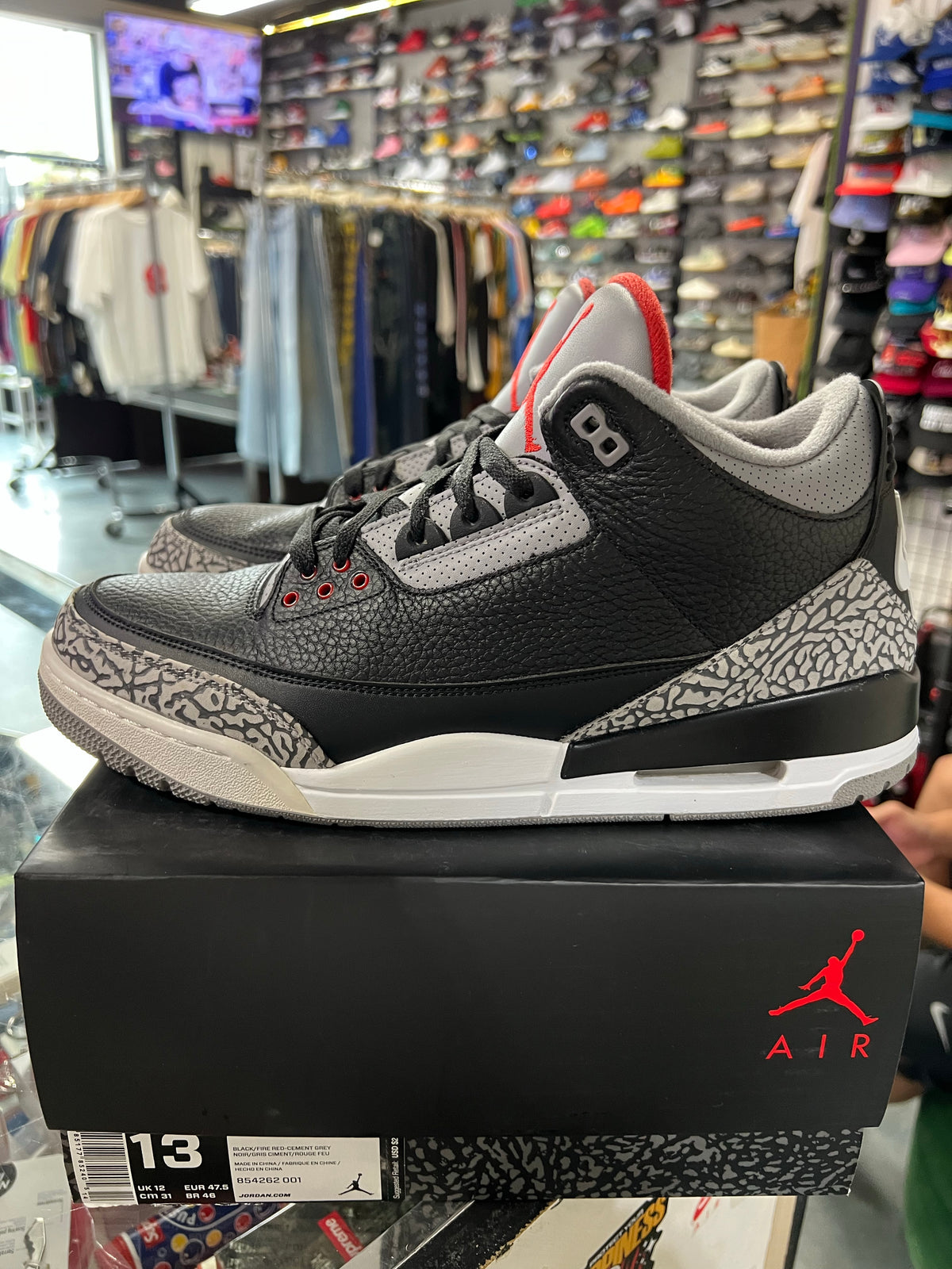 Jordan 3 Retro Black Cement (2018)