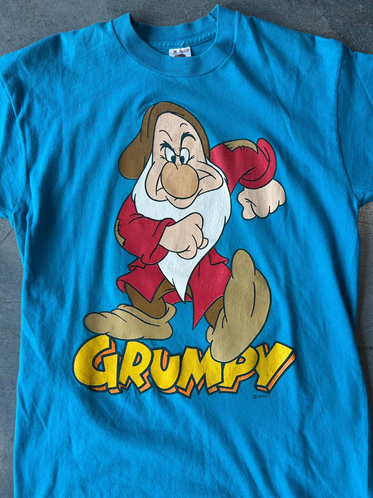 Disney Grumpy Blue Tee B59