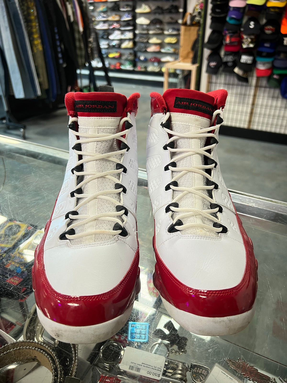 Jordan 9 Retro White Gym Red
