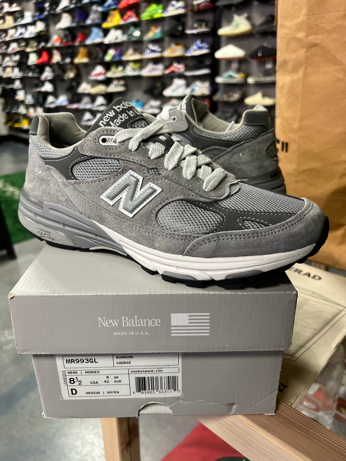 New Balance 993 MiUSA Grey