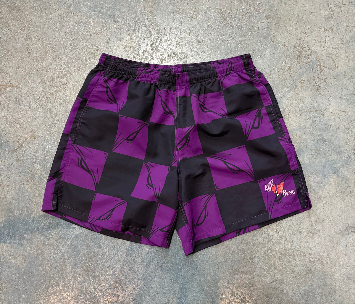 Matty Boy 99 Eyes Purple Shorts