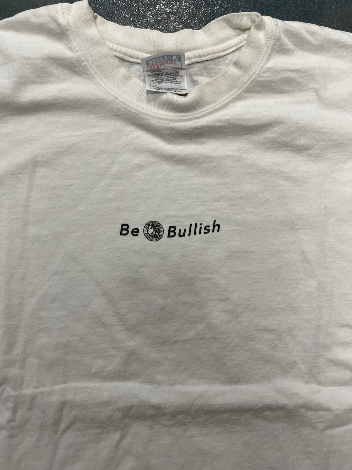 Be Bullish White Tee