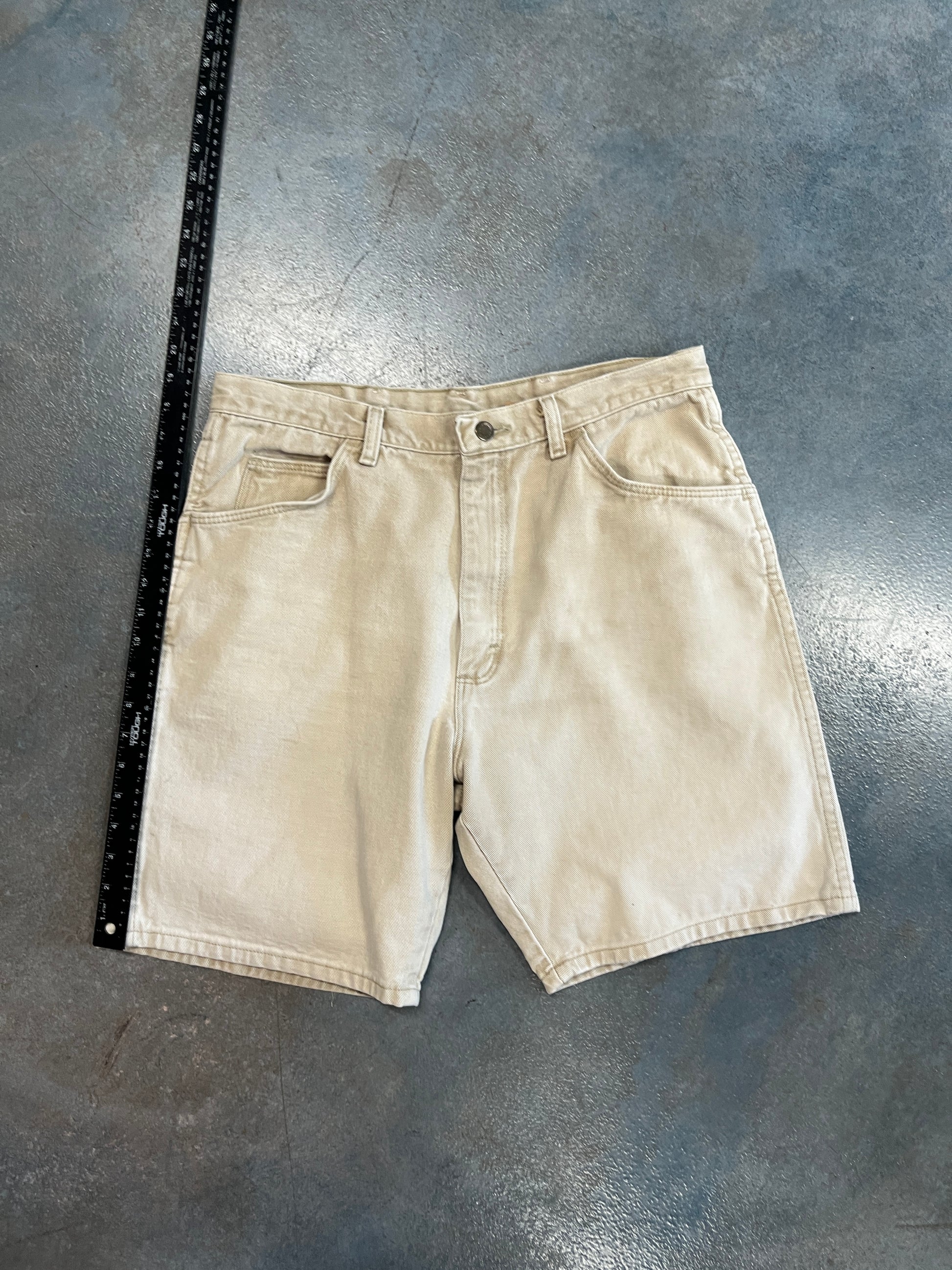 Wrangler Authentic Premium Quality Khaki/Grey Jean shorts OTF