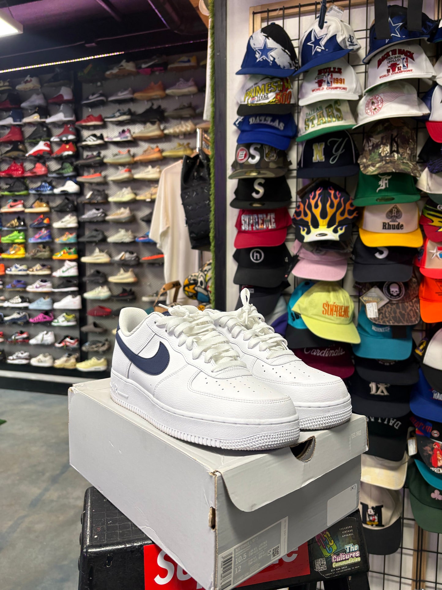 Nike Air Force 1 Low White Midnight Navy (2020)