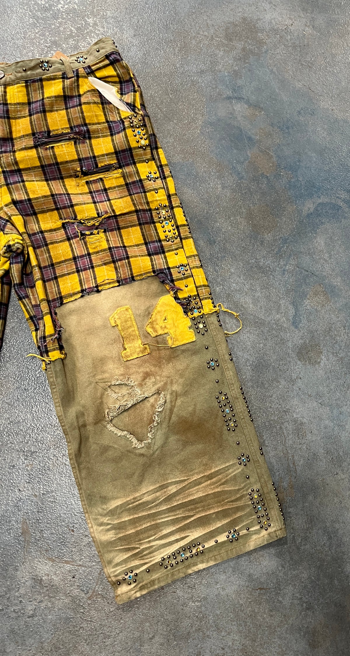 Vale Forever Armor Pants ‘Tan Yellow Plaid’