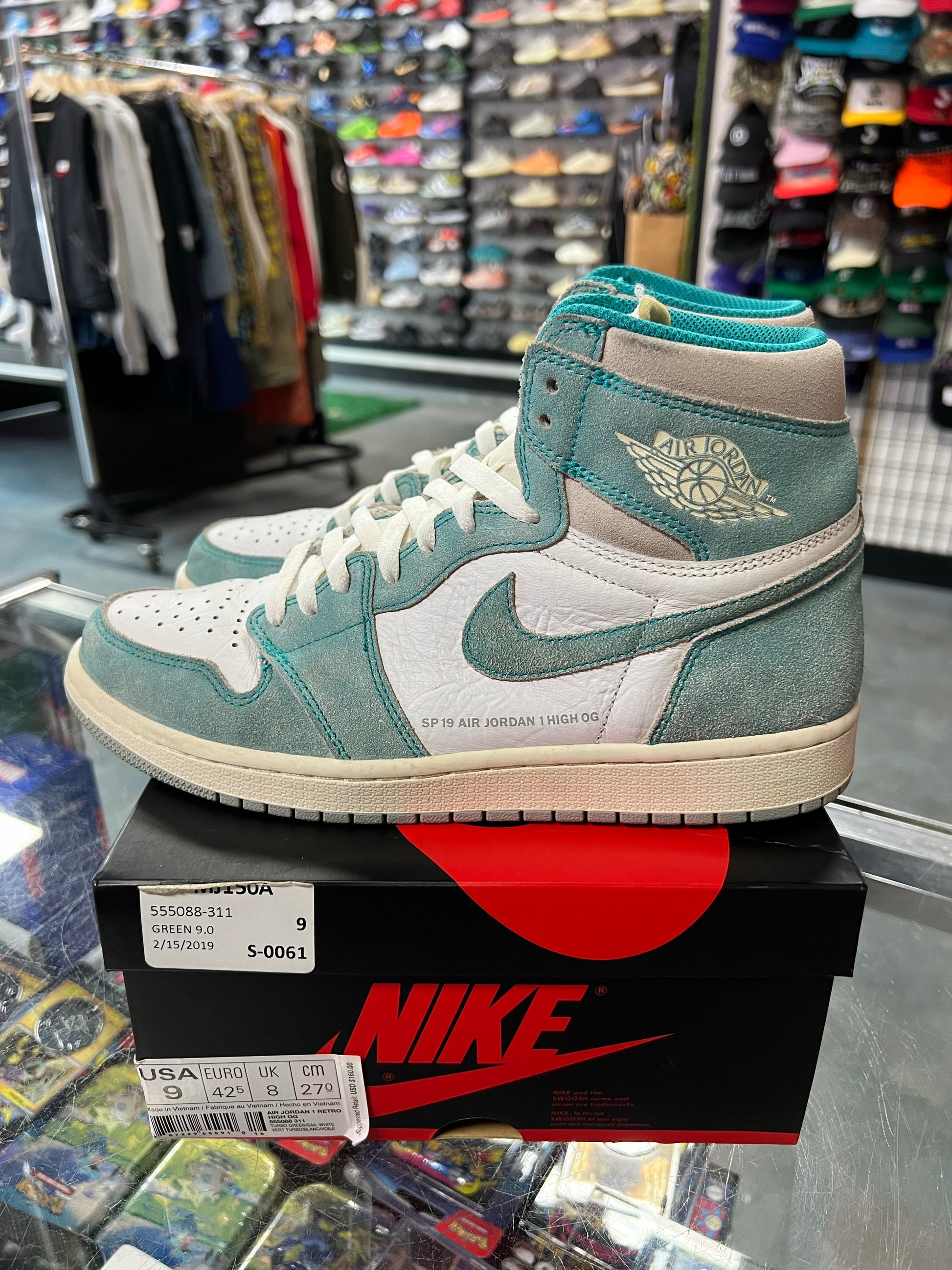 Jordan 1 Retro High Turbo Green