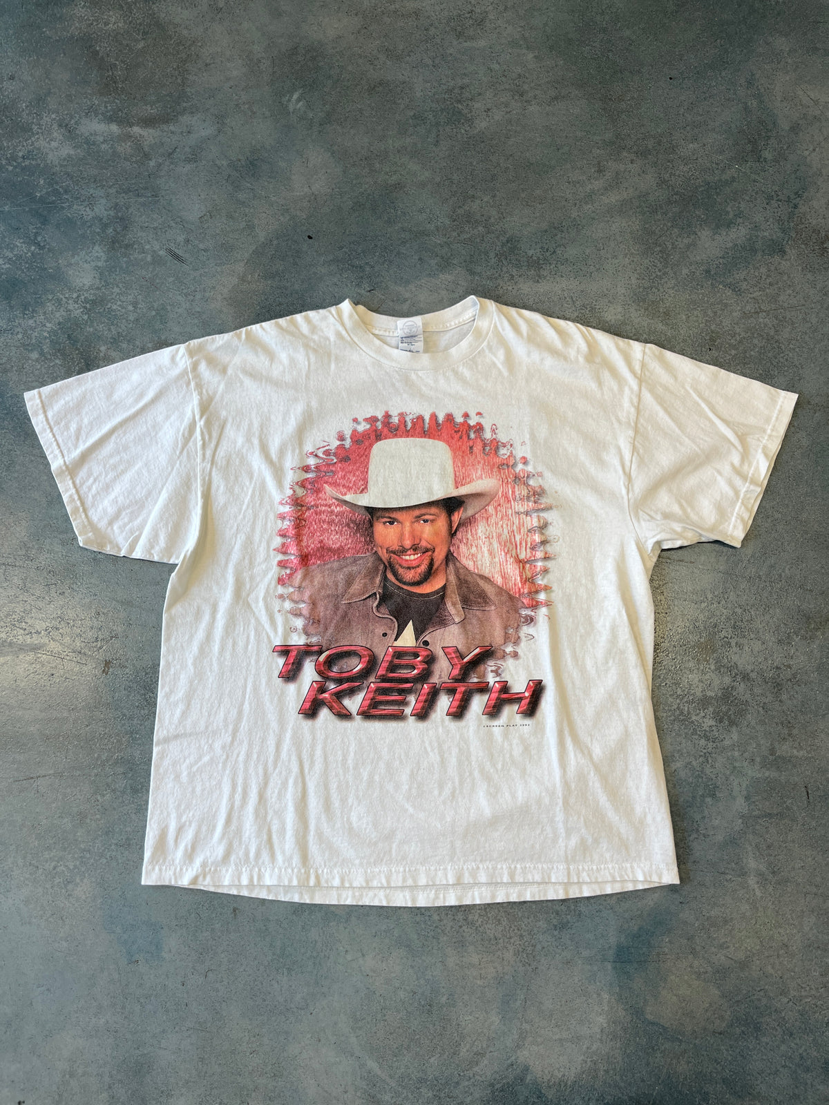 Toby Keith White tee OTF (RA)