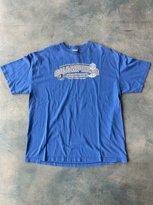 Dallas Mavericks Championship 2011 blue T-shirt B46