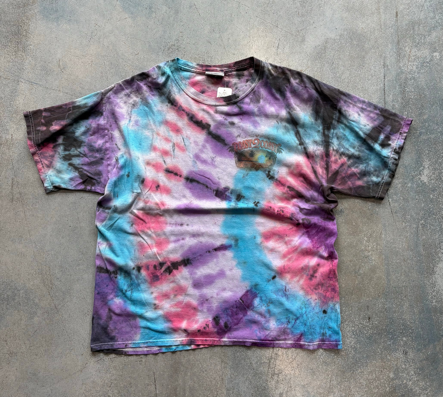 Walt Disney World Coast 2 Coast Tie Dye Tee Purple OTF