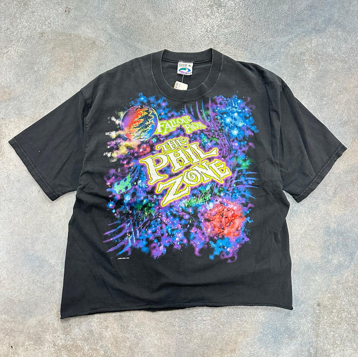 Vintage 1997 Liquid Blue Blue Phil Zone Tee OTF
