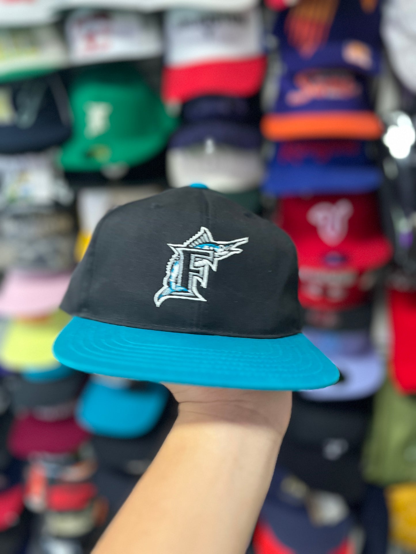 VTG 90'S MLB FLORIDA MARLINS SNAP BACK OTF