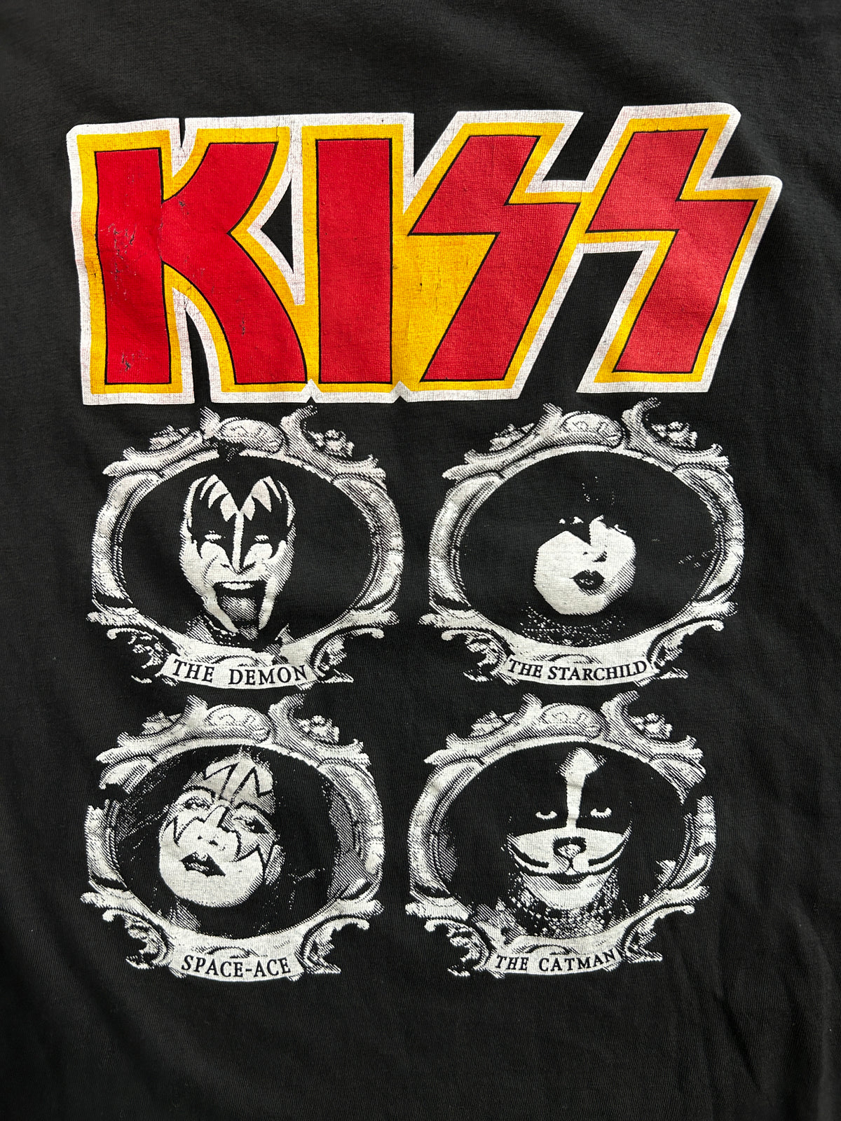 Vintage Kiss 1990 Concert Black Tee