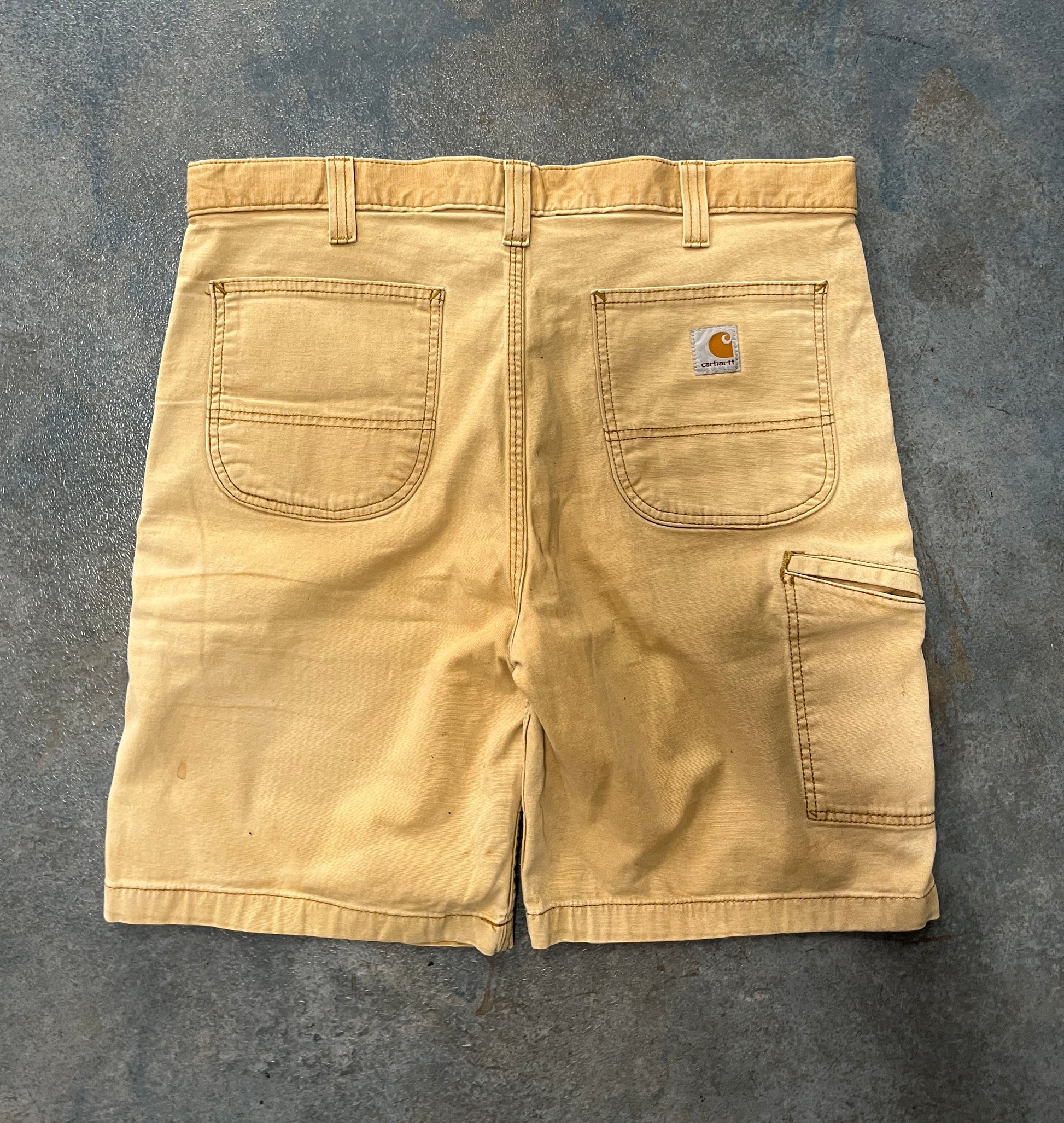 Carhartt Relaxed Fit Beige Cargo Shorts B3 (RA)