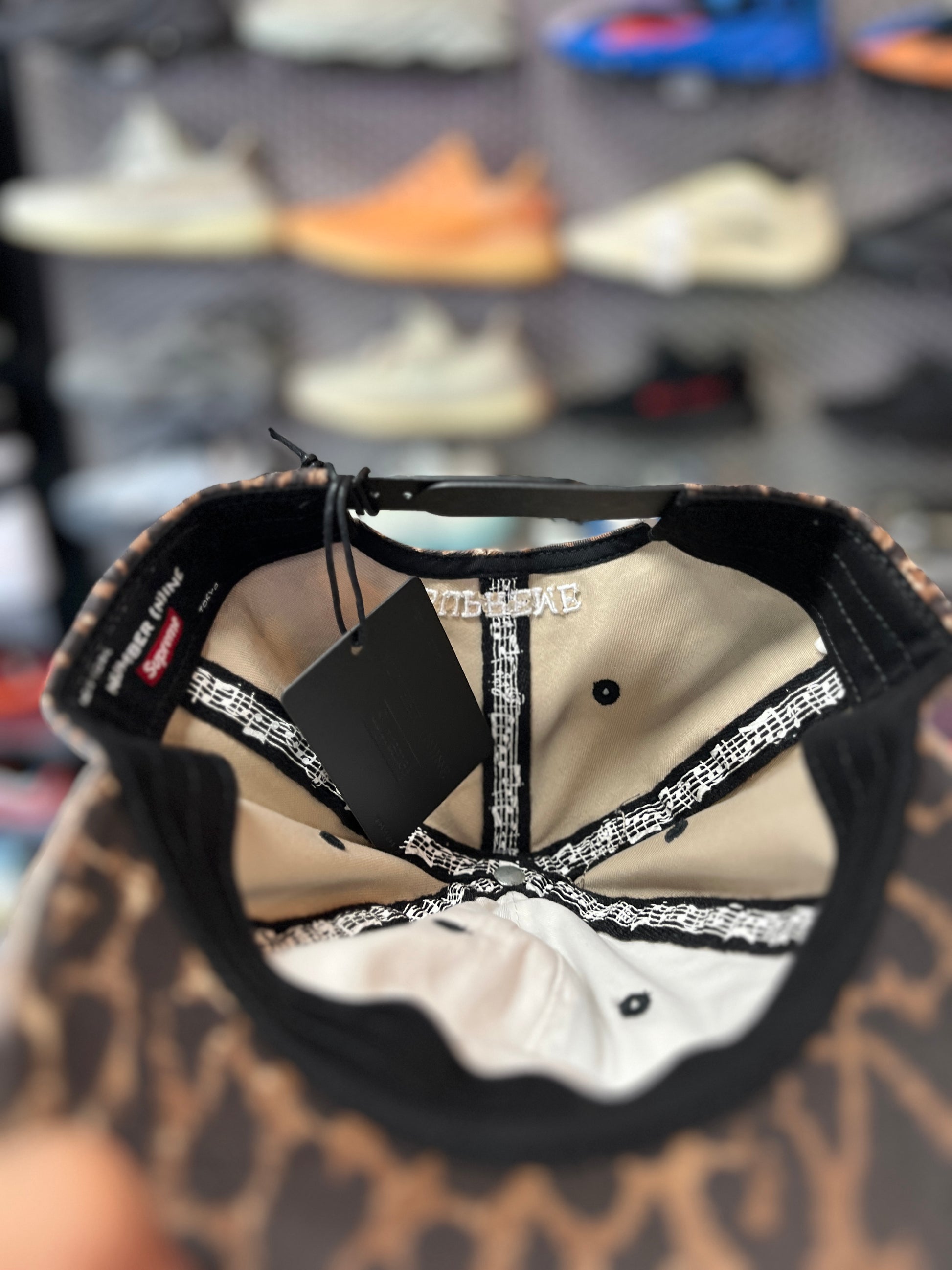 Supreme Numberine 6-Panel Leopard OTF