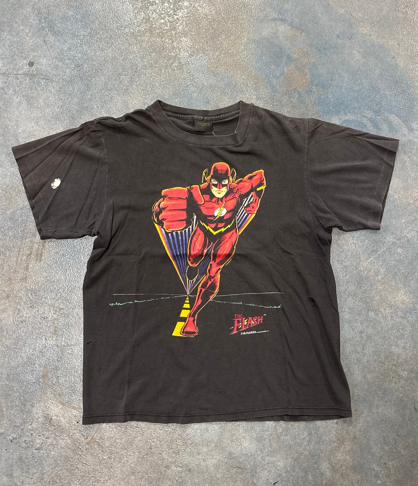 VTG DC Comics The Flash Tee 1990 B38