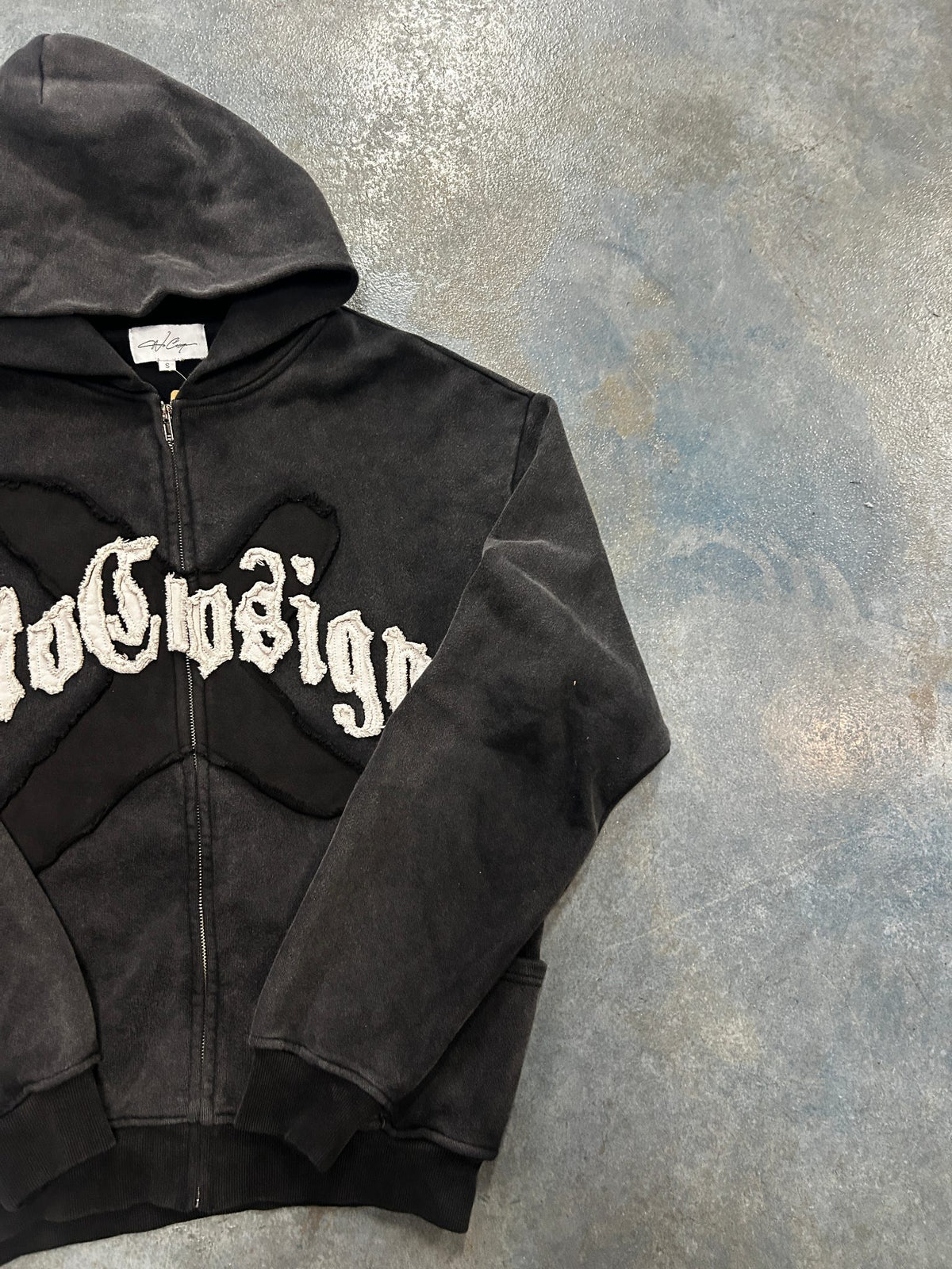 No Cosign Shadow Banned Black Zip Up
