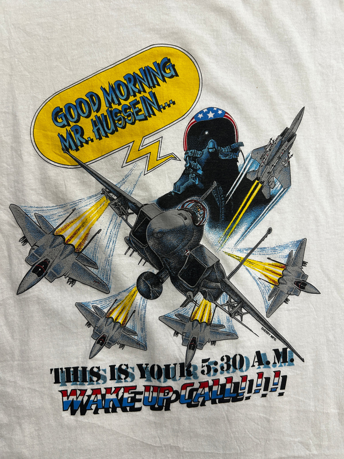 Vintage Jet Morning Call White Tee
