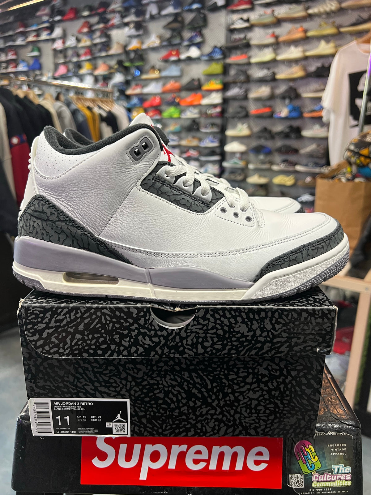 Jordan 3 Retro Cement Grey