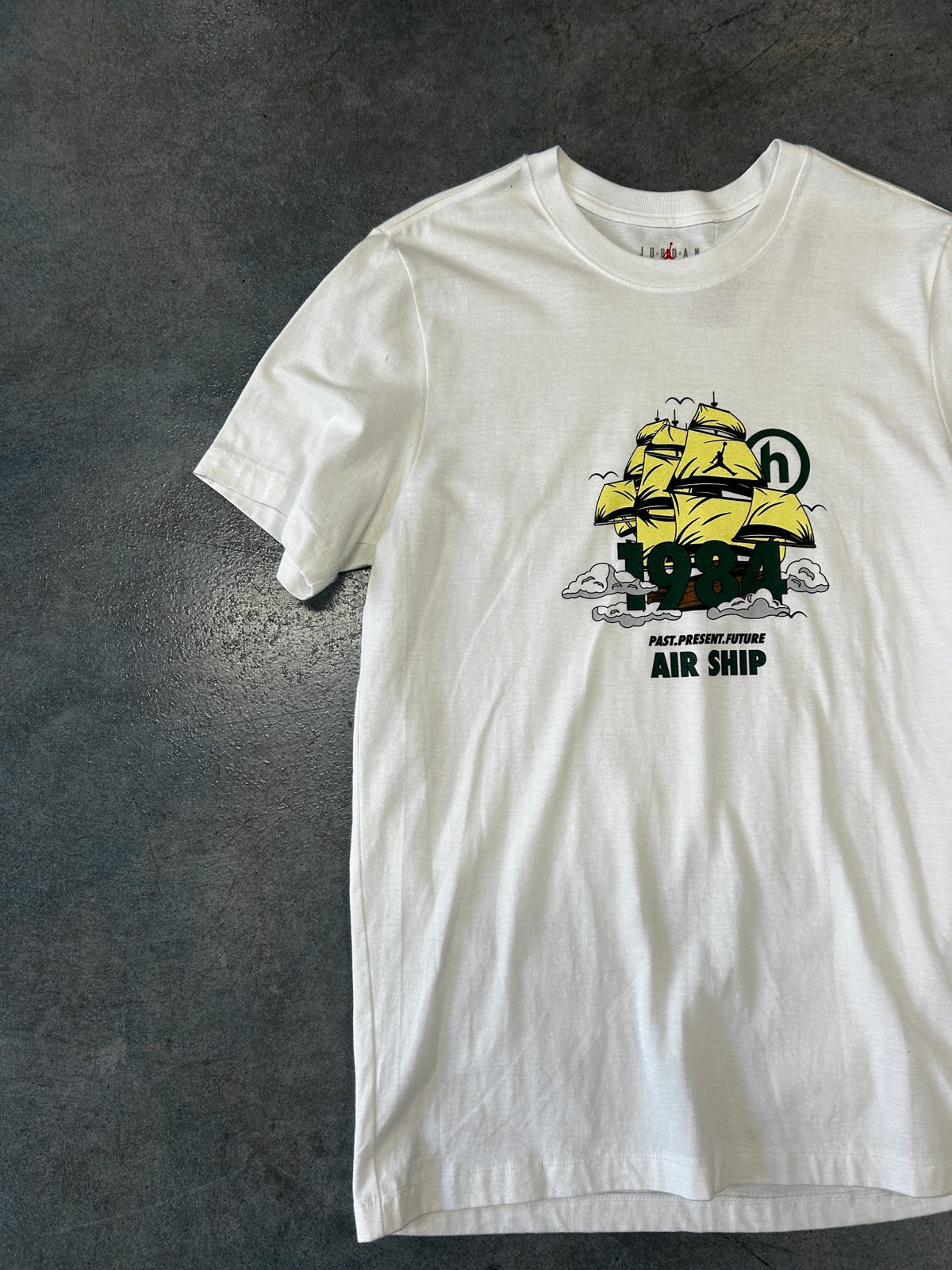 1984 Air Ship Jordan x Hidden White Tee