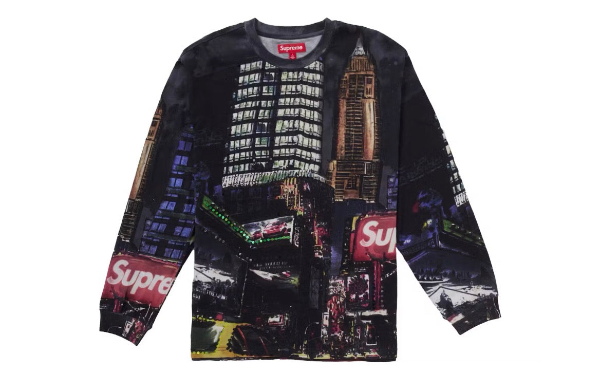 Supreme Skyline Sequin L/S Top Night