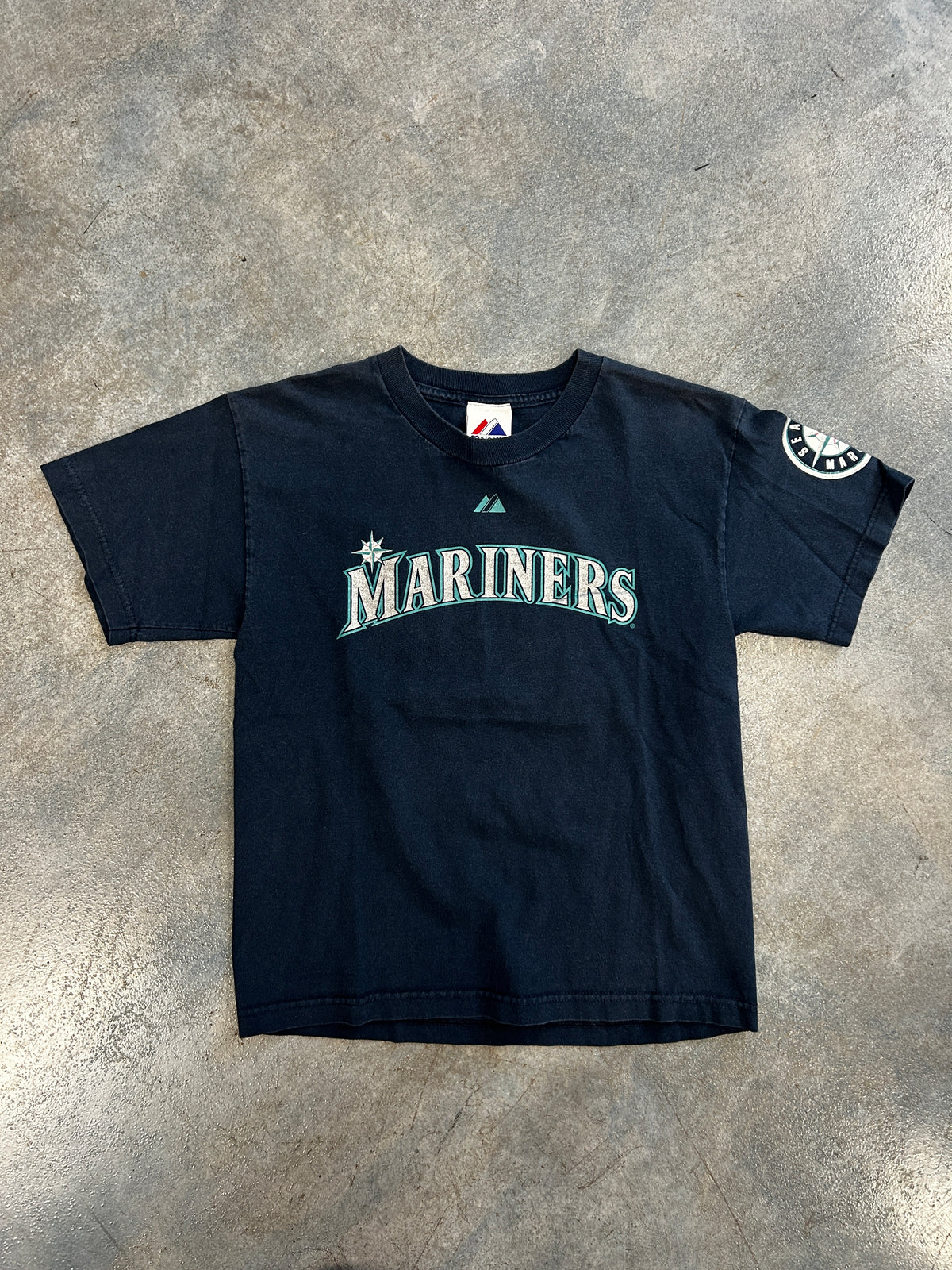 Vintage Seattle Mariners Griffey 24 Navy Tee