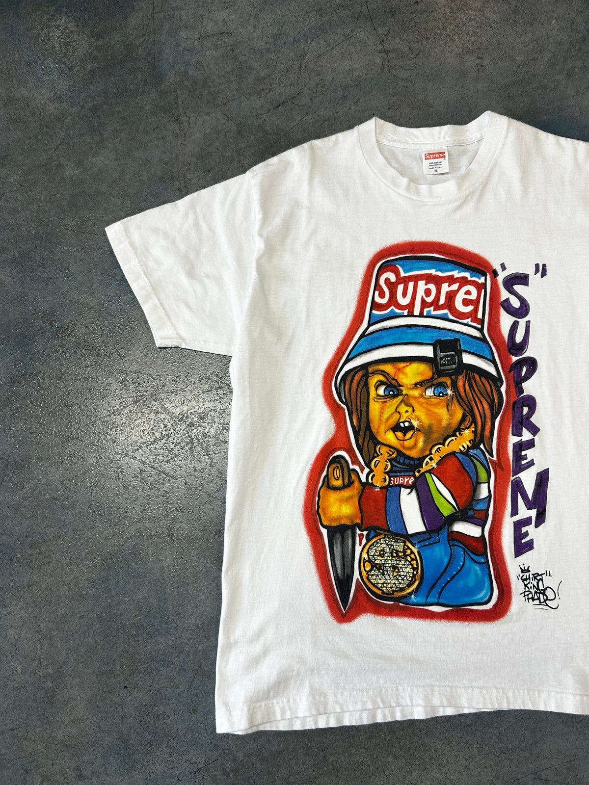 Supreme 2014 Forty Deuce Chucky King Phade White Tee