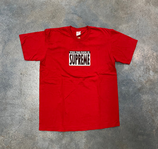 Who the Fuck Is SUPREME Red Tee
