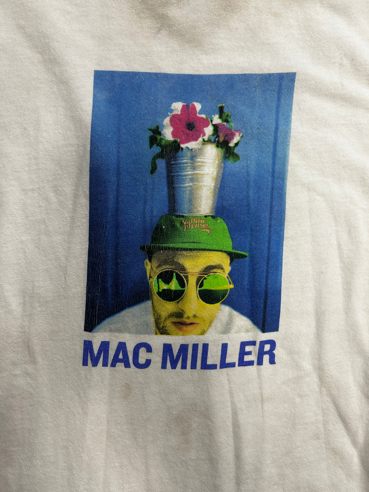 Mac Miller Flower Pot On Head