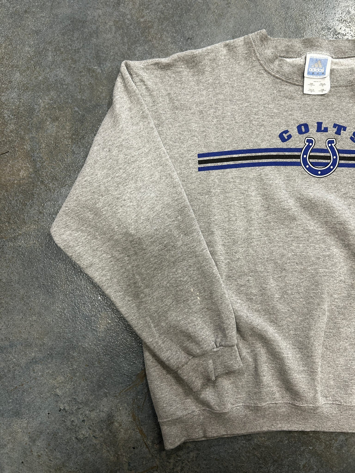 Vintage Adidas Colts Gray Pull Over