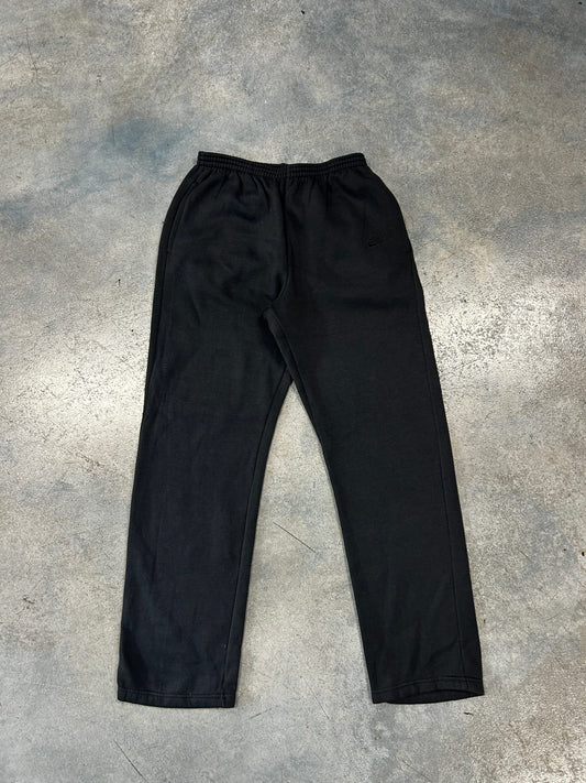 Vintage Nike Silver Tag Sweatpants Mens Large Black Embroidered Swossh made in HK 90s