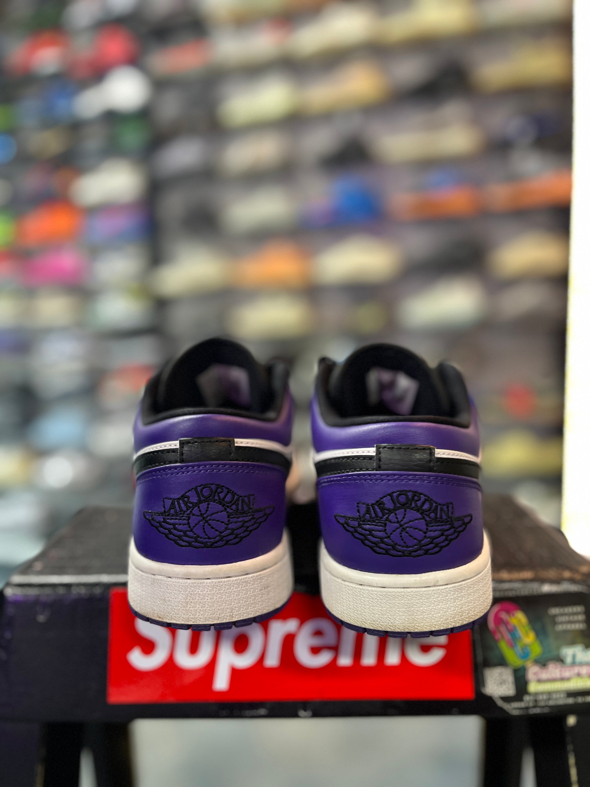 Jordan 1 Low Court Purple White (YC)