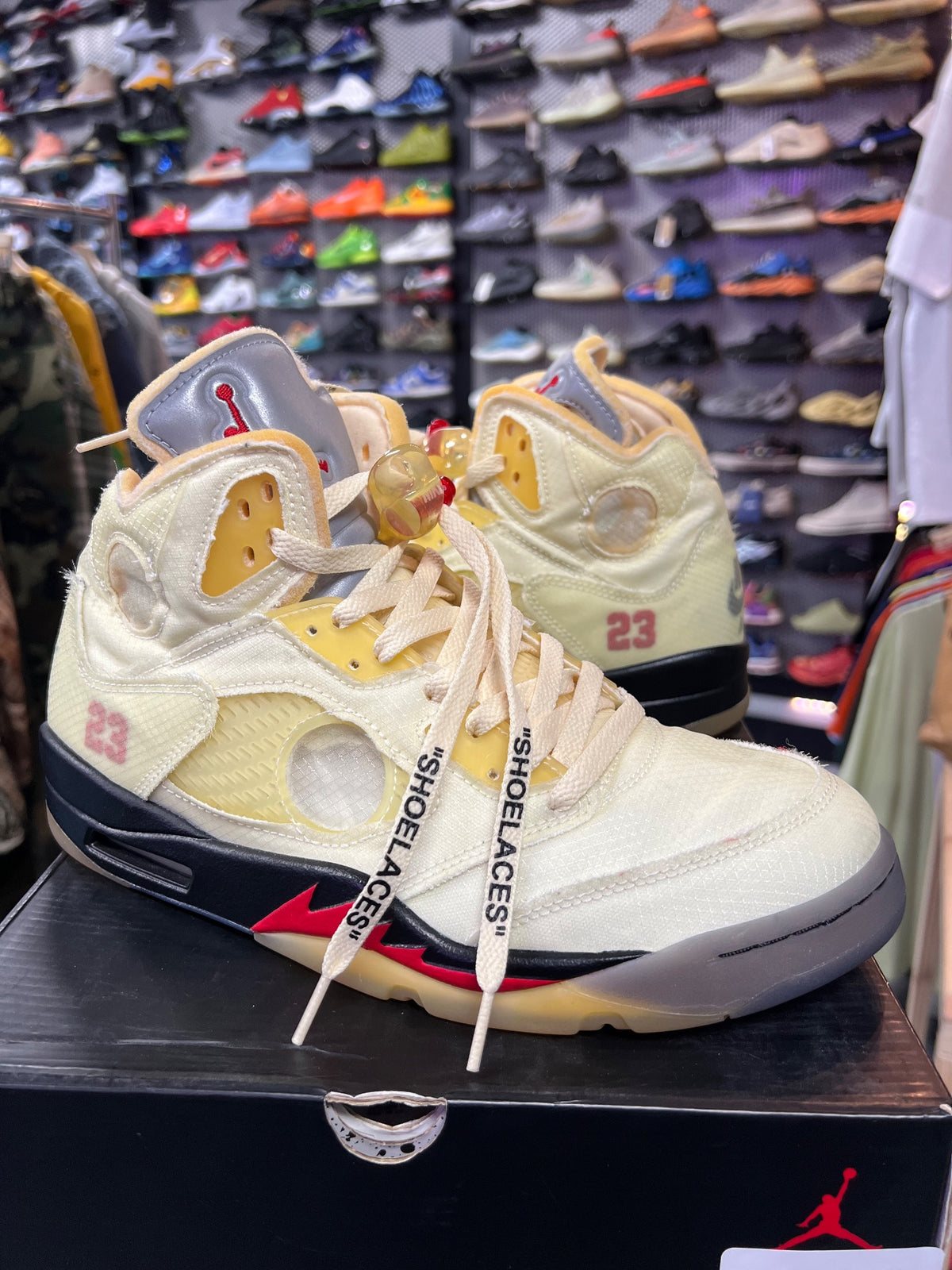 Jordan 5 Retro Off-White Sail