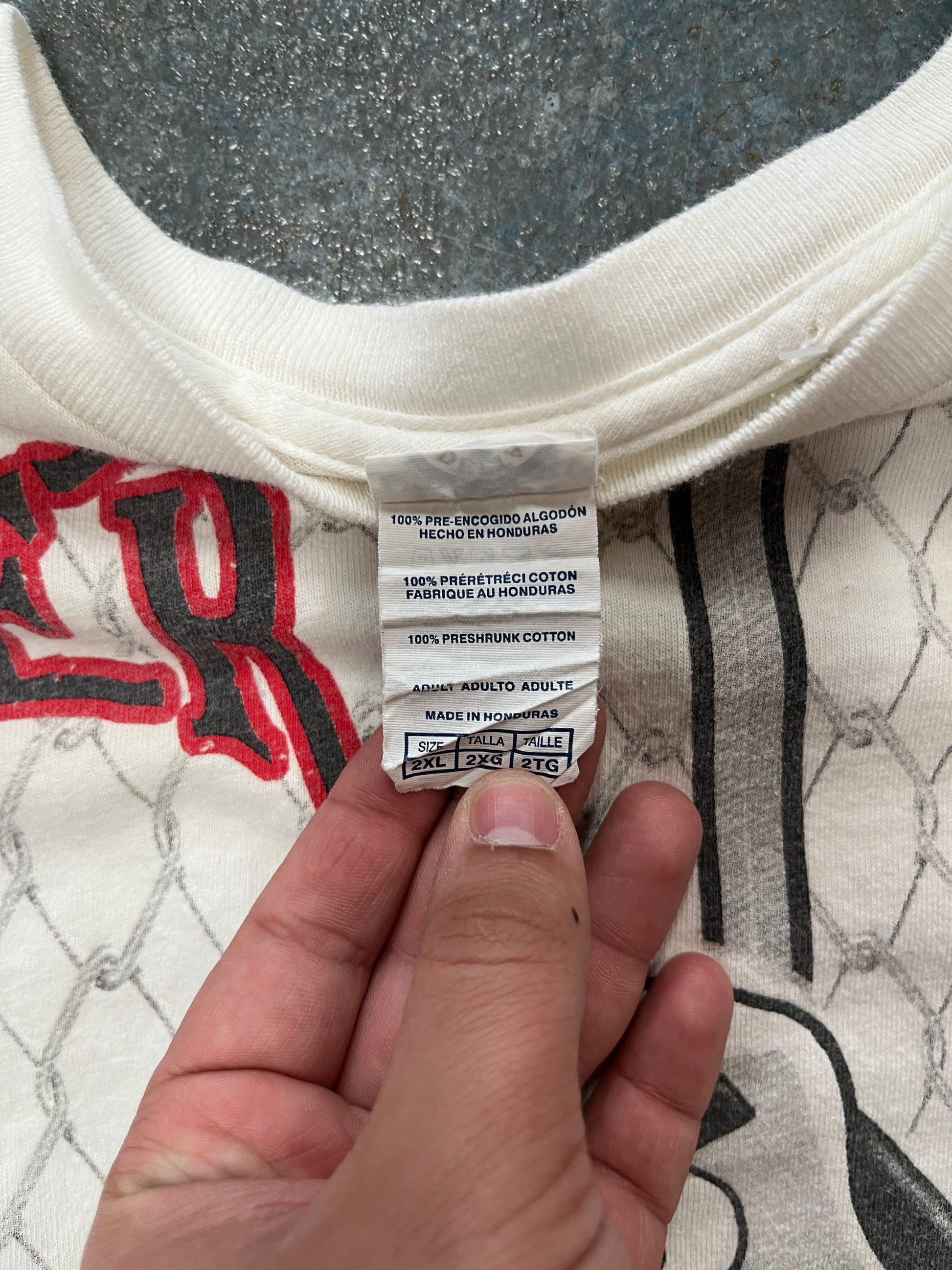 VTG Underdog MMA Series Never Feat T-Shirt Solid White OTF