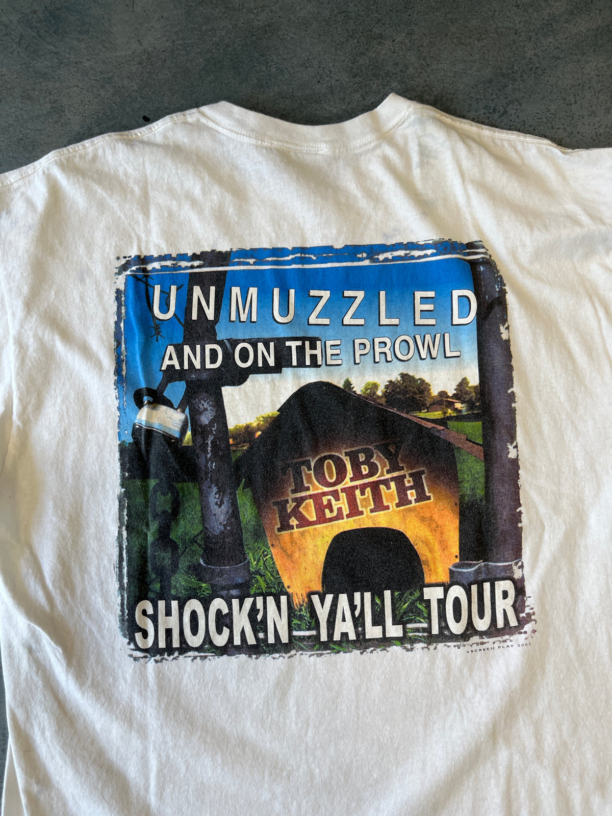 Toby Keith White tee OTF (RA)