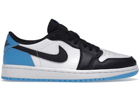 Jordan 1 Retro Low OG Black Dark Powder Blue (Women's)