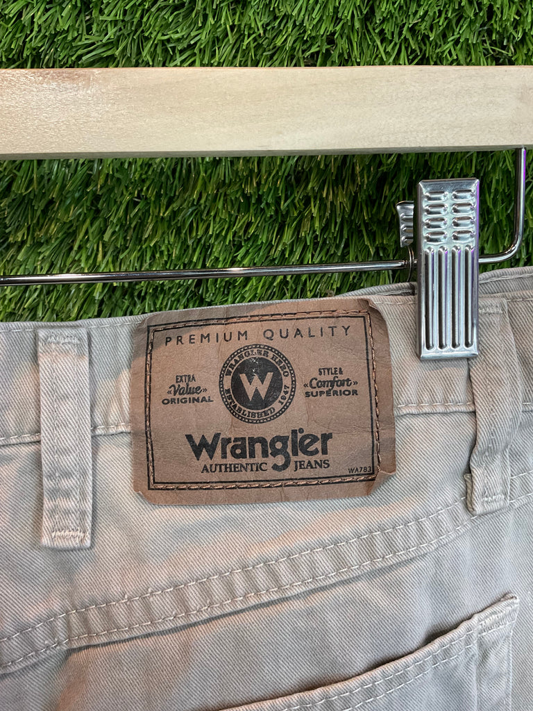 Tan Wrangler Shorts