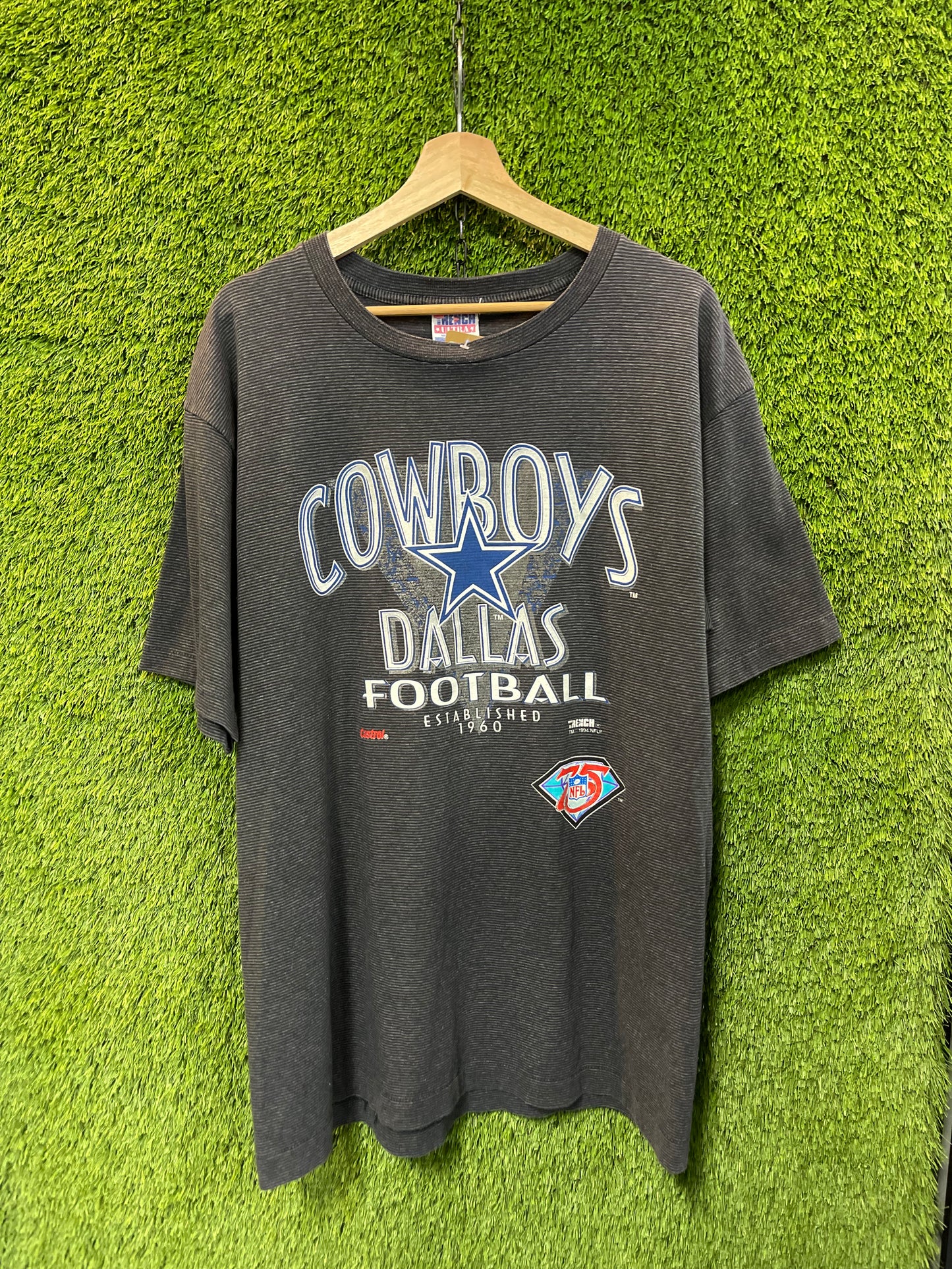 Dallas Football Stripe Vintage