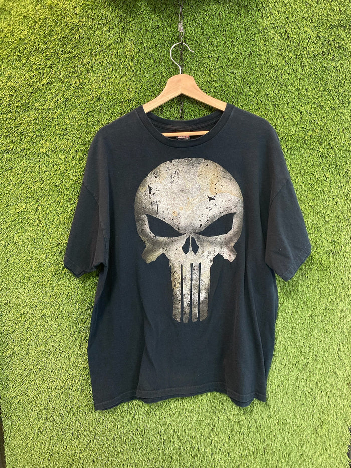 Vintage 2012 Mad Engine Marvel The Punisher Skull Tee