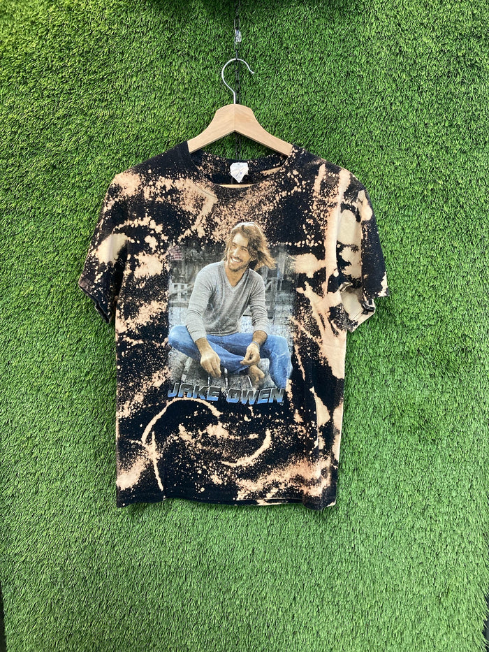 Jake Owen Tour Tee Bleach Distressed Styled