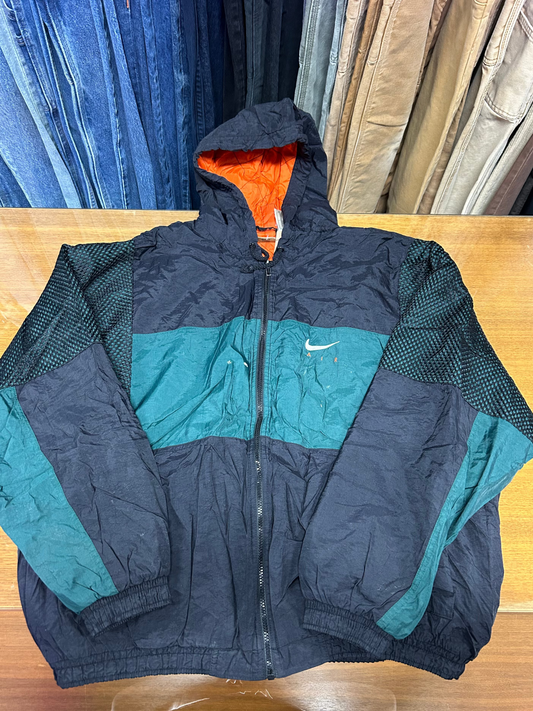 Green/Black Nike Windbreaker