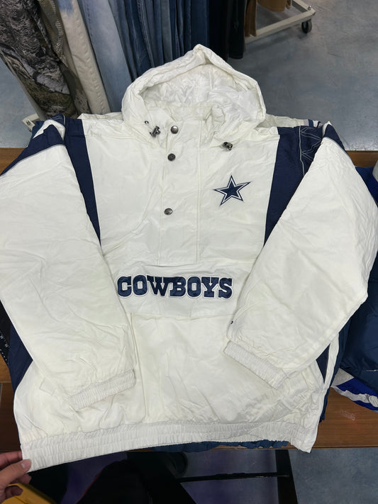 Dallas Starter Jacket (All White)