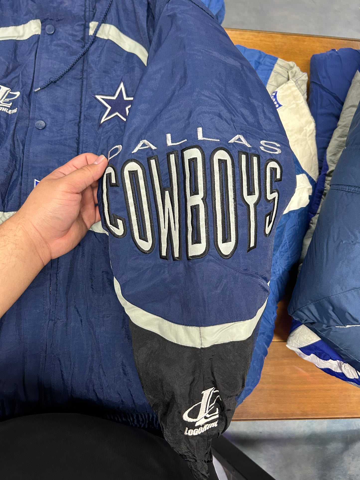 Cowboys LogoAthletic Puffer Jacket