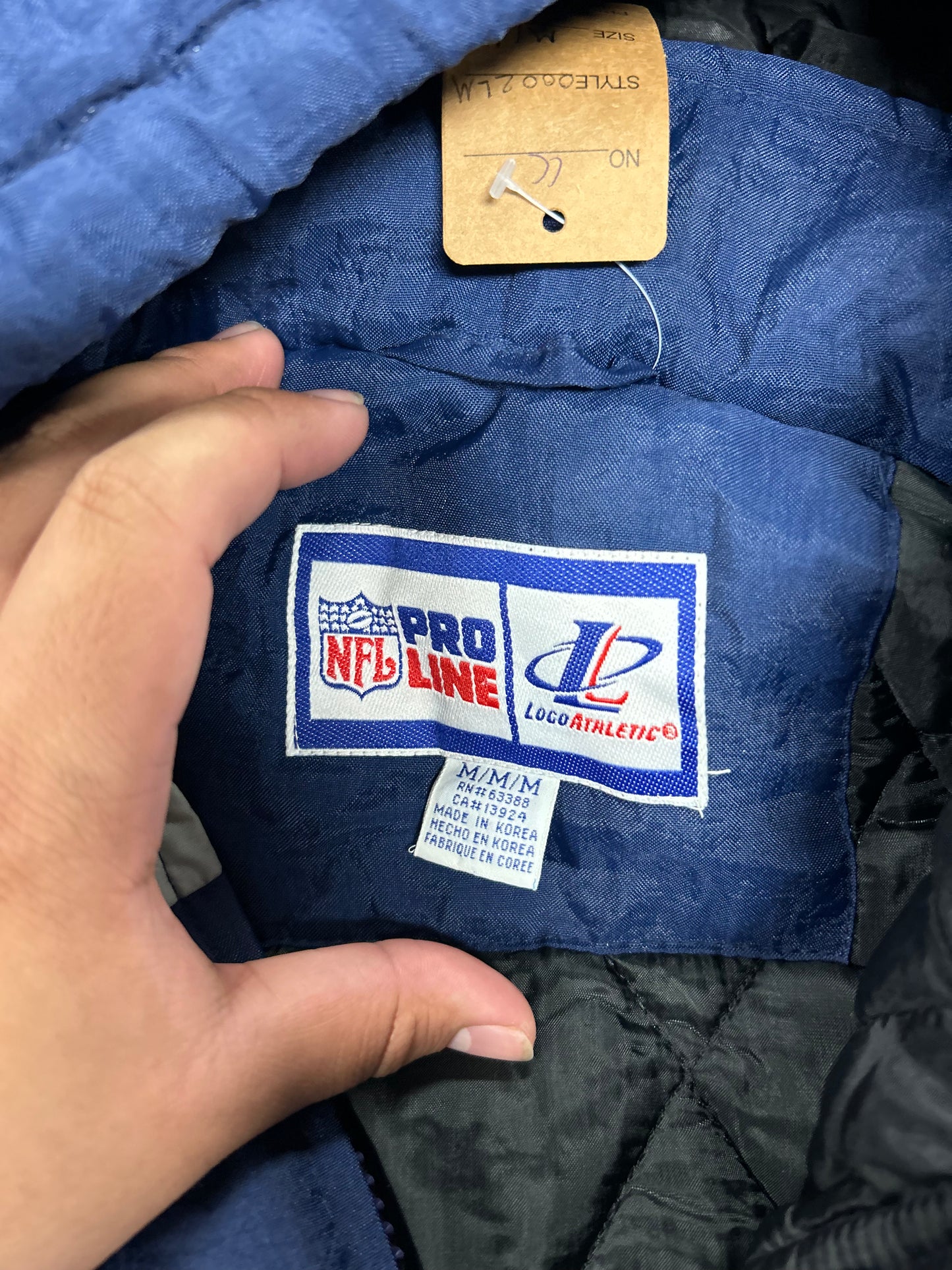 Cowboys LogoAthletic Puffer Jacket